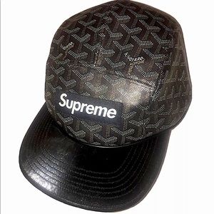 Supreme X Goyard Custom Hat F/W 18 Coated Linen